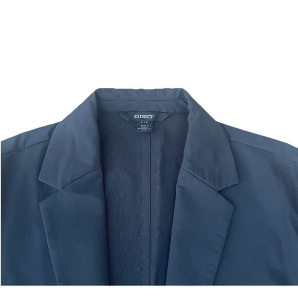Ogio Men’s Fusion Blazer Black Commute Single Vent Water Resistant Large OG824 - Picture 4 of 9